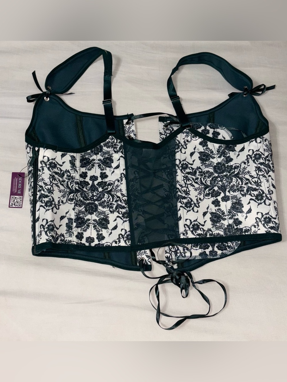 Adore Me Floral Corset Top - Picture 5 of 5